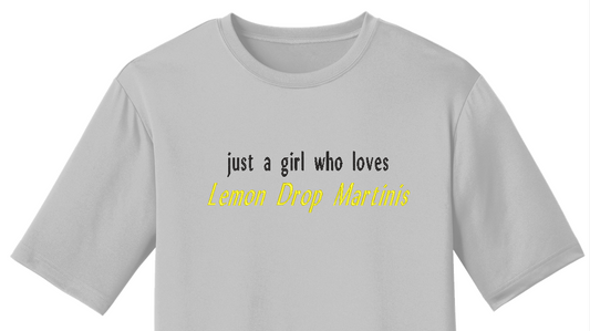 Embroidered Lemon Drop Martinis