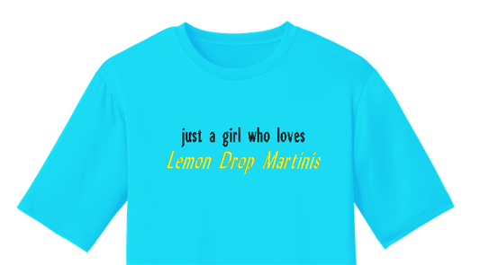 Embroidered Lemon Drop Martinis
