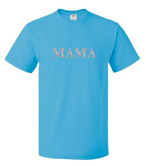 Embroidered Mama Floral Pink