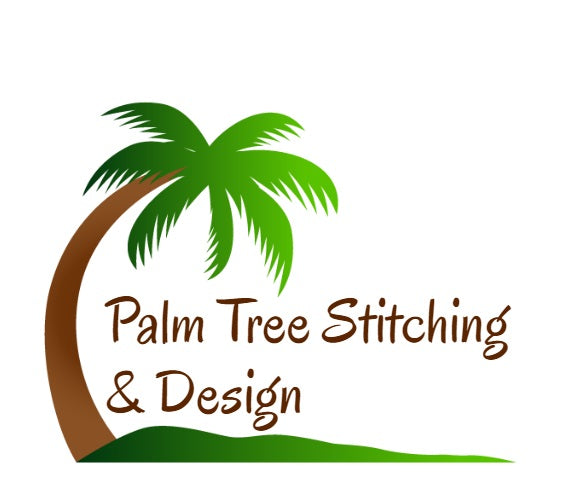 Palm Tree Stitching & Design