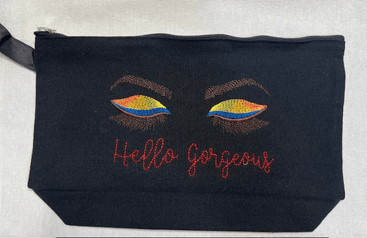 Make-up or Toiletry bags - Palm Tree Stitching & Design