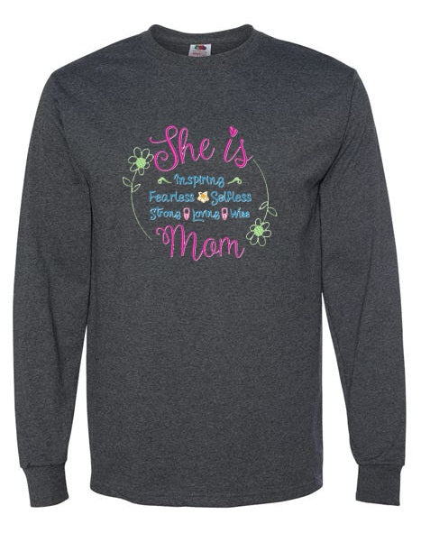 Embroidered Mom is Inspiring