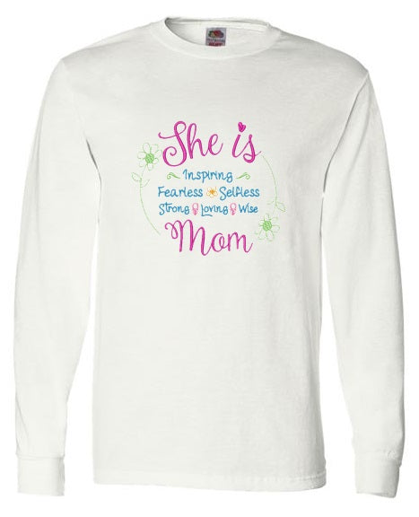 Embroidered Mom is Inspiring