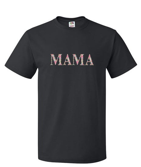 Embroidered Mama Floral Pink