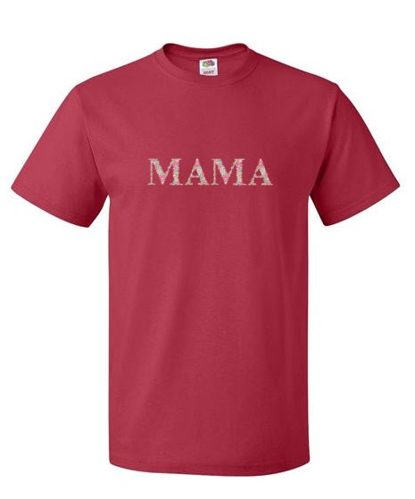 Embroidered Mama Floral Pink