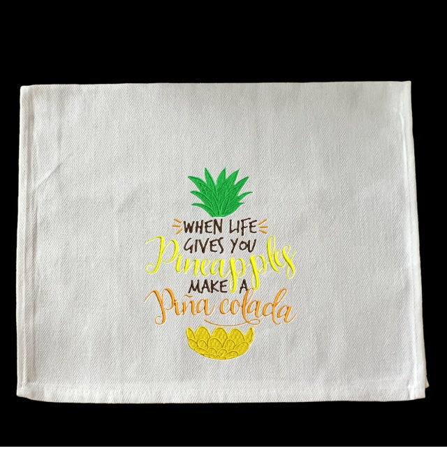 Embroidered Pina Colada