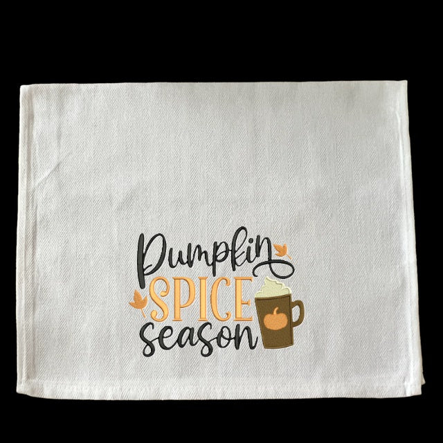 Embroidered Pumpkin Spice Coffee