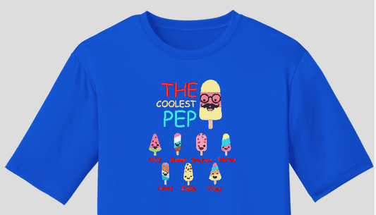 Coolest Dad - Pep - Pop - Grandpa, etc - Palm Tree Stitching & Design