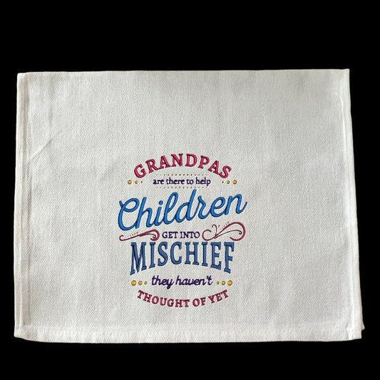 Embroidered Grandpas Are The Best - Palm Tree Stitching & Design