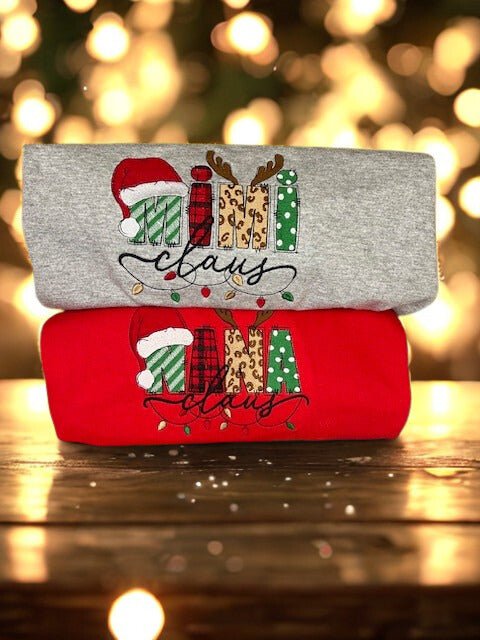 Mrs. Claus - Palm Tree Stitching & Design